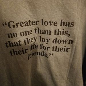5/$20 John 15:13 tee 🌞